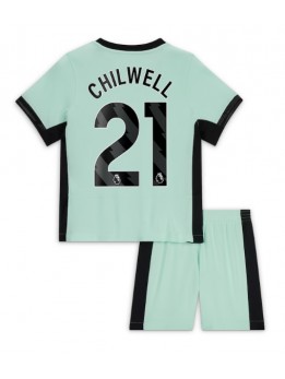 Chelsea Ben Chilwell #21 Replika Tredje Kläder Barn 2023-24 Kortärmad (+ byxor)